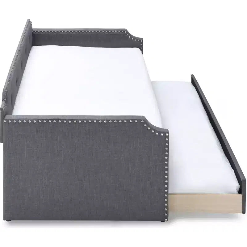 Divano letto imbottito con letto estraibile Bella - Click Decor