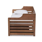 Divano letto allungabile da due piazze a king size con cassetto portaoggetti Jameson - Baxton Studio