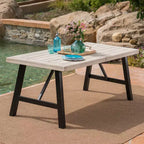 Tavolo da pranzo rettangolare Borocay in acacia - Christopher Knight Home