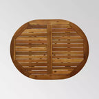 Tavolo da bar rustico ovale in legno di acacia Stamford - Christopher Knight Home