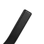 Tavolo da bar quadrato Flash Furniture Barker 27,5 in vetro temperato nero, altezza bar, in metallo per esterni