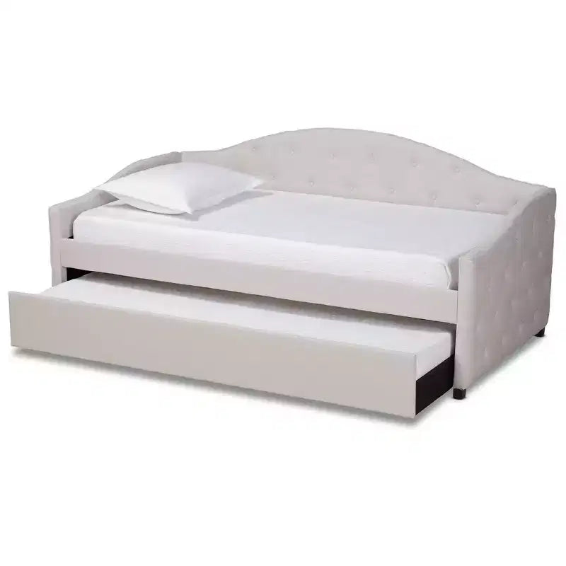 Becker Transitional Daybed con letto estraibile - Baxton Studio