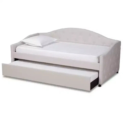 Becker Transitional Daybed con letto estraibile - Baxton Studio