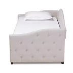 Becker Transitional Daybed con letto estraibile - Baxton Studio