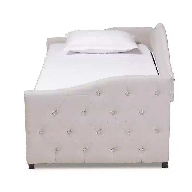 Becker Transitional Daybed con letto estraibile - Baxton Studio