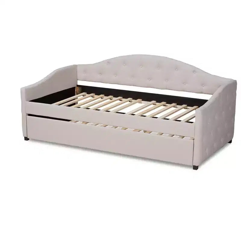 Becker Transitional Daybed con letto estraibile - Baxton Studio