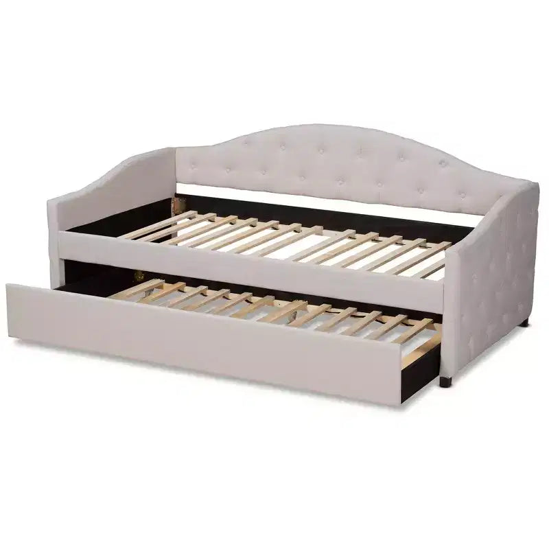Becker Transitional Daybed con letto estraibile - Baxton Studio