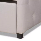 Becker Transitional Daybed con letto estraibile - Baxton Studio