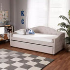 Becker Transitional Daybed con letto estraibile - Baxton Studio
