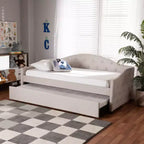 Becker Transitional Daybed con letto estraibile - Baxton Studio