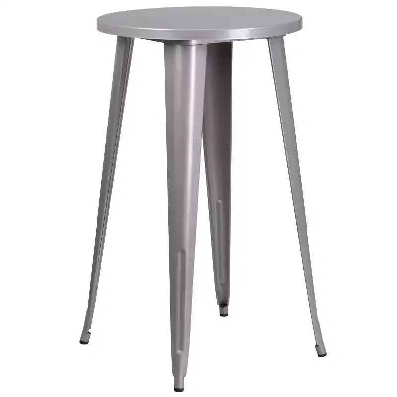 Set da Patio Merrick Lane con Tavolo e Sgabelli Senza Schienale - Struttura in Metallo Verniciato a Polvere per Uso Interno ed Esterno
