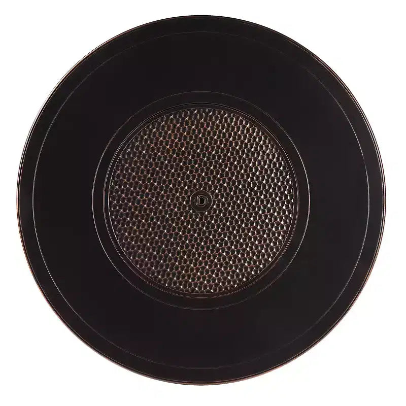 Tavolo da fuoco rotondo da 44" in alluminio a propano da 55000 BTU con 2 coperture - Oakland Living