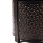 Oakland Living Tavolo da Pranzo Rotondo da Esterno in Alluminio 34", 37000 BTU