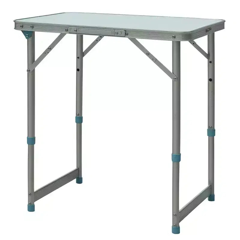 Outsunny Aluminum Lightweight Portable Folding Easy Clean Camping Table With Carrying Handle
