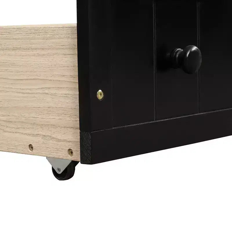 Divano letto singolo in legno con 2 cassetti - ModernLuxe