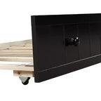 Divano letto a due piazze in legno con letto estraibile - ModernLuxe