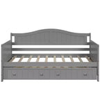 Divano letto a due piazze in legno con letto estraibile - ModernLuxe