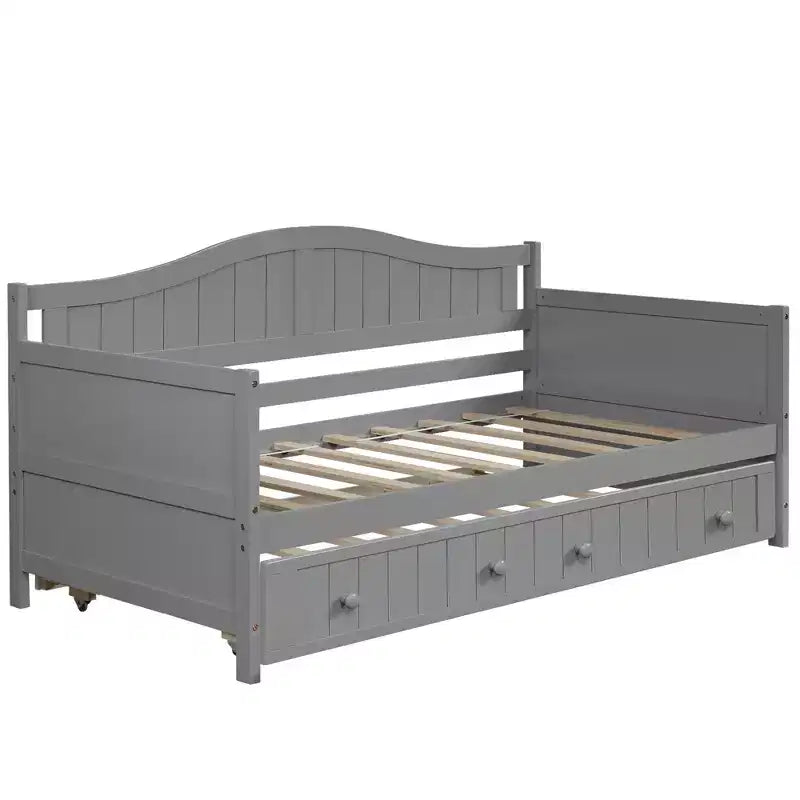 Divano letto a due piazze in legno con letto estraibile - ModernLuxe
