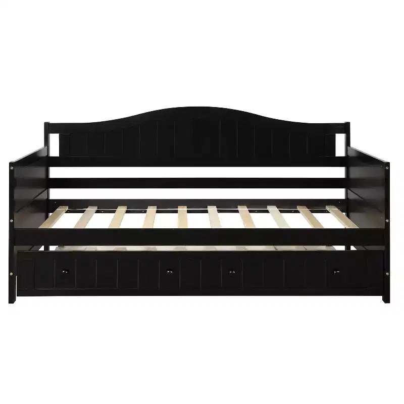 Divano letto a due piazze in legno con letto estraibile - ModernLuxe