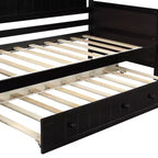 Divano letto a due piazze in legno con letto estraibile - ModernLuxe