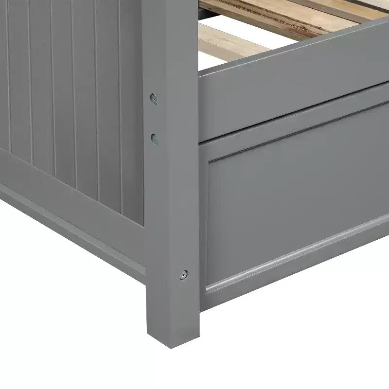 Daybed singolo in legno con letto estraibile-ModernLuxe