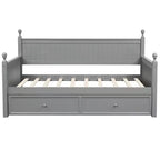 Daybed singolo in legno con letto estraibile-ModernLuxe