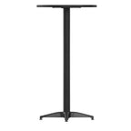 Flash Furniture Mellie Tavolo da bar alto rotondo in alluminio da 23,5 per interni ed esterni