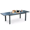 Aoodor Outdoor 6-10 Person Aluminum Patio Extendable Dining Table (Table Only)