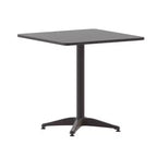 Set tavolo Emma e Oliver quadrato 27,5'' in alluminio per interni ed esterni con 2 sedie con schienale a doghe