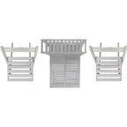 Armadio per sala da pranzo con balcone Griffen - Interno/Esterno - PAT6756 - Safavieh