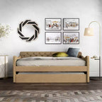 Divano-letto imbottito gemello Alisa con letto estraibile - HOMES: Inside + Out