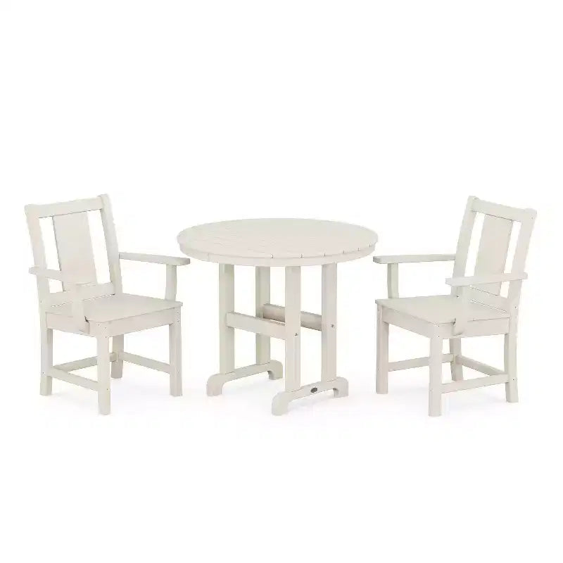 Set da pranzo da esterno per patio 3 pezzi POLYWOOD Prairie Farmhouse