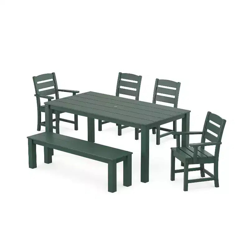 Set da pranzo da esterno POLYWOOD 6 pezzi Lakeside Parsons