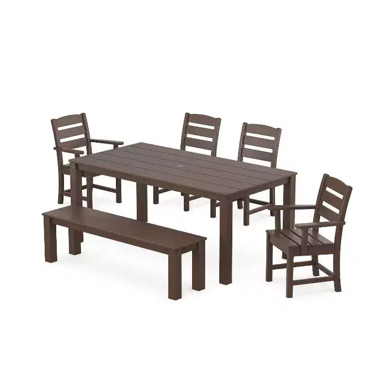Set da pranzo da esterno POLYWOOD 6 pezzi Lakeside Parsons