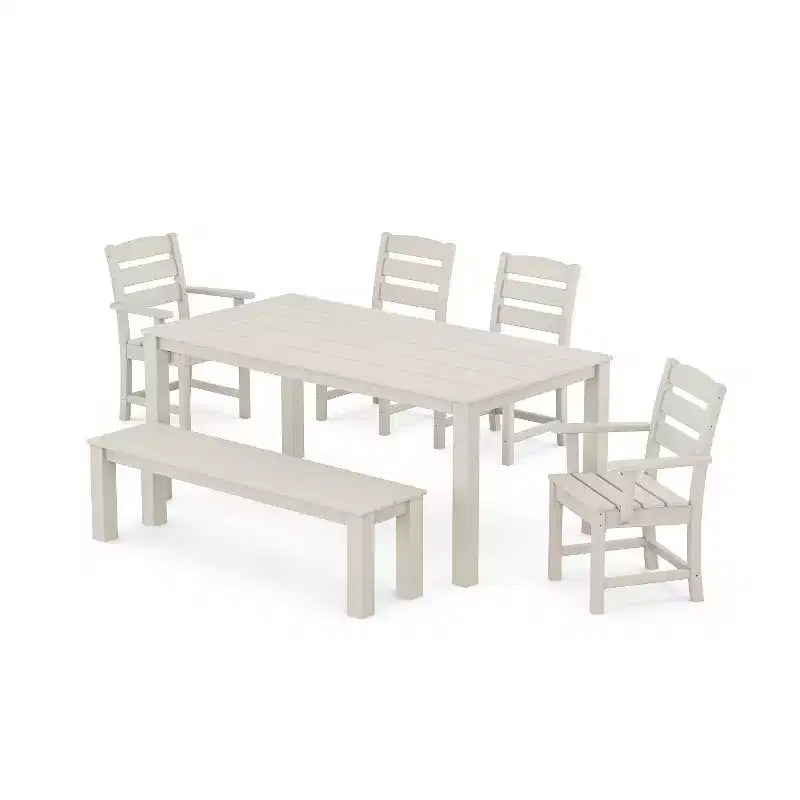 Set da pranzo da esterno POLYWOOD 6 pezzi Lakeside Parsons