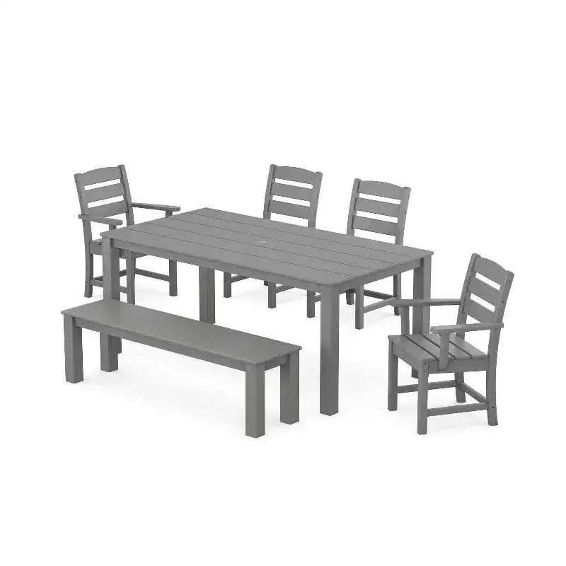 Set da pranzo da esterno POLYWOOD 6 pezzi Lakeside Parsons