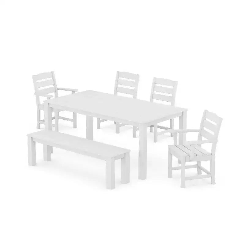 Set da pranzo da esterno POLYWOOD 6 pezzi Lakeside Parsons