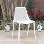 Set da pranzo da esterno rettangolare CozyCraze in eucalipto a 9 pezzi Amazonia
