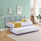 Garvee Letto da giorno matrimoniale in metallo e rete estraibile, Divano letto - Room & Joy
