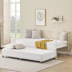 Garvee Letto da giorno matrimoniale in metallo e rete estraibile, Divano letto - Room & Joy