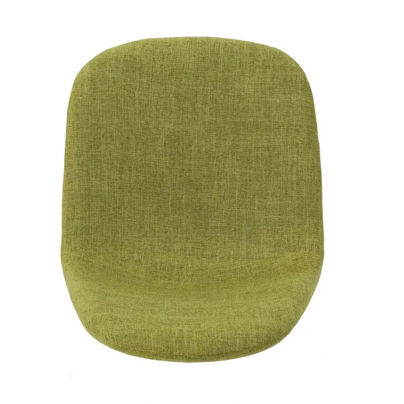 Sedia da pranzo in tessuto Mid-Century Verde / Grigio / Blu, set da 2