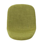 Sedia da pranzo in tessuto Mid-Century Verde / Grigio / Blu, set da 2