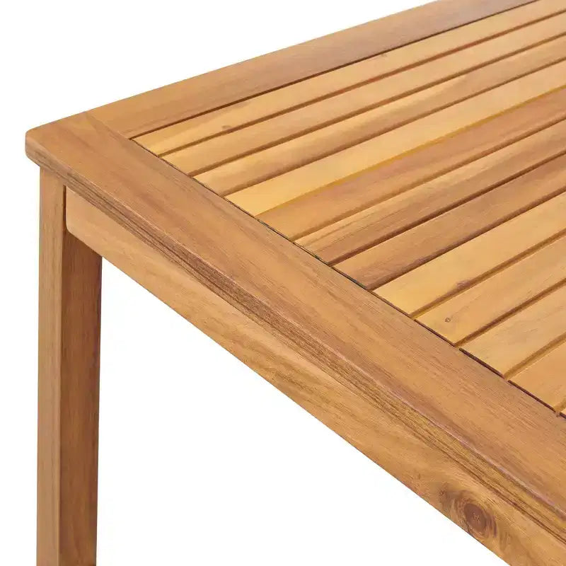 Set da pranzo da esterno Alaterre Furniture 6 pz, tavolo Okemo con ombrellone a inclinazione automatica da 3 m