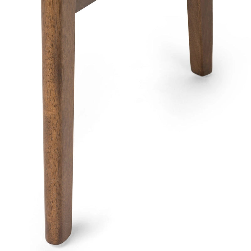 Sedie da pranzo in legno con rivestimento in tessuto (set da 2) di Christopher Knight