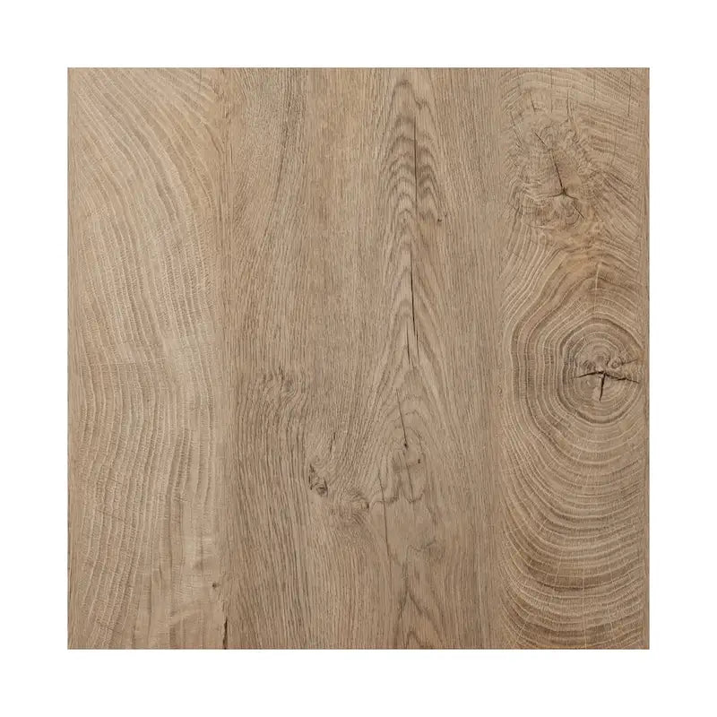Tavolino da salotto quadrato con finitura in legno impiallacciato nero/naturale, 1 persona