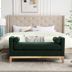 Panca Rivestita in Bouclé – Avorio / Caramello / Verde / Blu Marino / Grigio Chiaro / Nero – 1 Posto