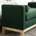 Panca Rivestita in Bouclé – Avorio / Caramello / Verde / Blu Marino / Grigio Chiaro / Nero – 1 Posto