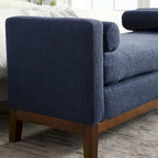 Panca Rivestita in Bouclé – Avorio / Caramello / Verde / Blu Marino / Grigio Chiaro / Nero – 1 Posto