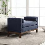 Panca Rivestita in Bouclé – Avorio / Caramello / Verde / Blu Marino / Grigio Chiaro / Nero – 1 Posto