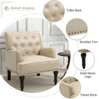 Poltrona accentata capitonné in ecopelle nera/marrone/beige – confezione da 1 o 2 pezzi